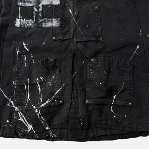 Kith x Greg Lauren Canvas Artist Coat - Black