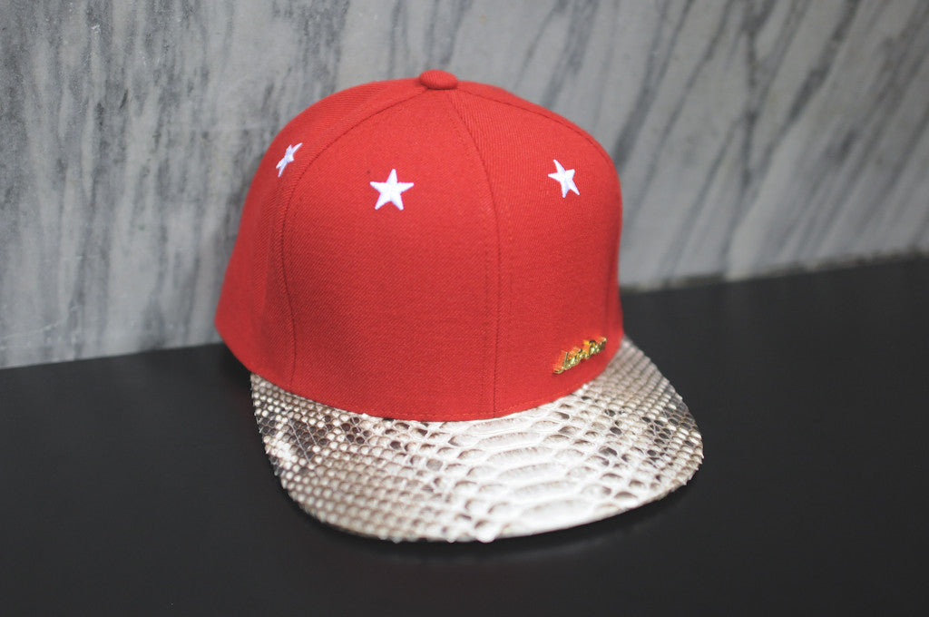 JUST DON Stars No Logo - Red / Natural