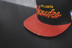 JUST DON Stars Hawks Script Logo - Black / Red