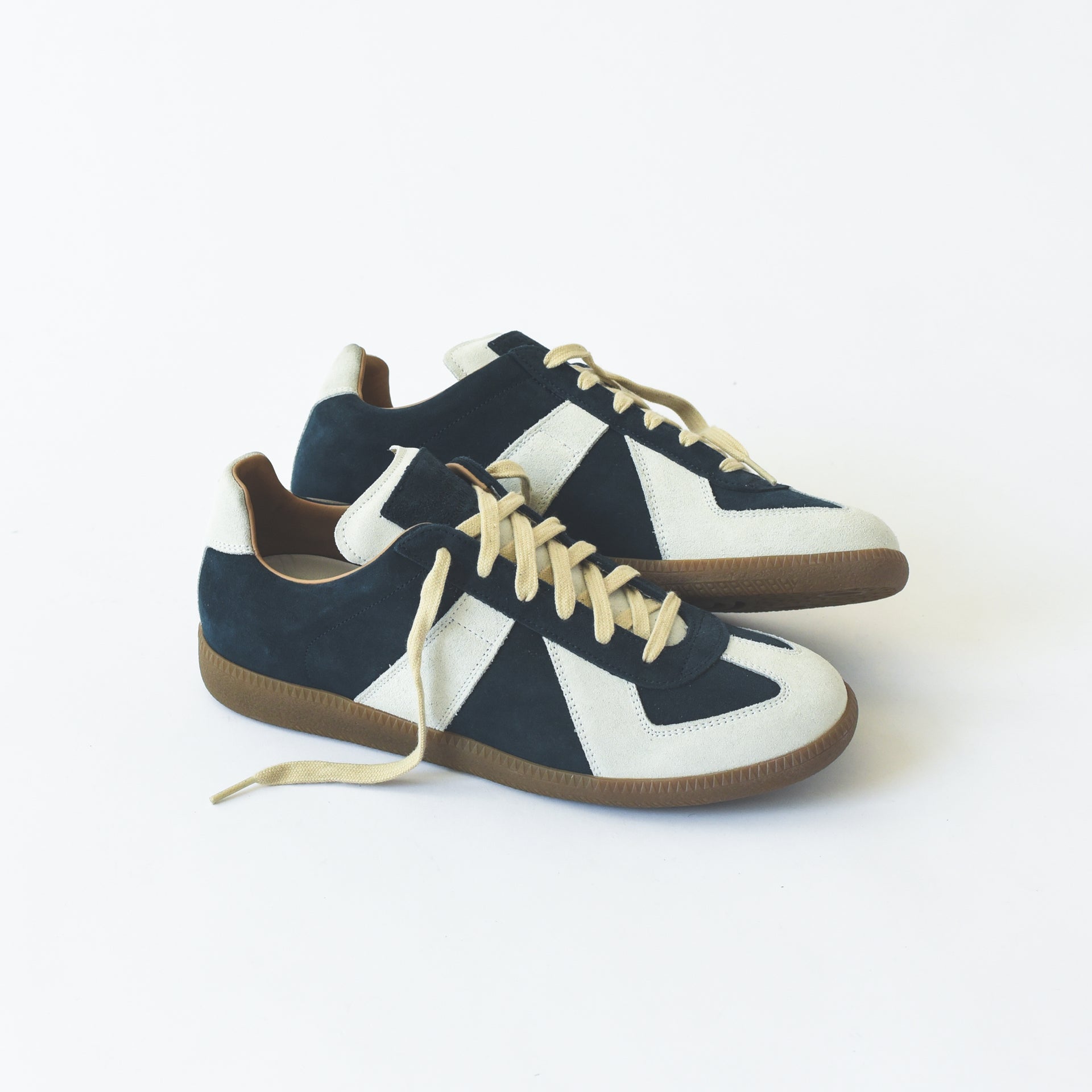 Maison Margiela Replica Low Top - Petrol / Pearl