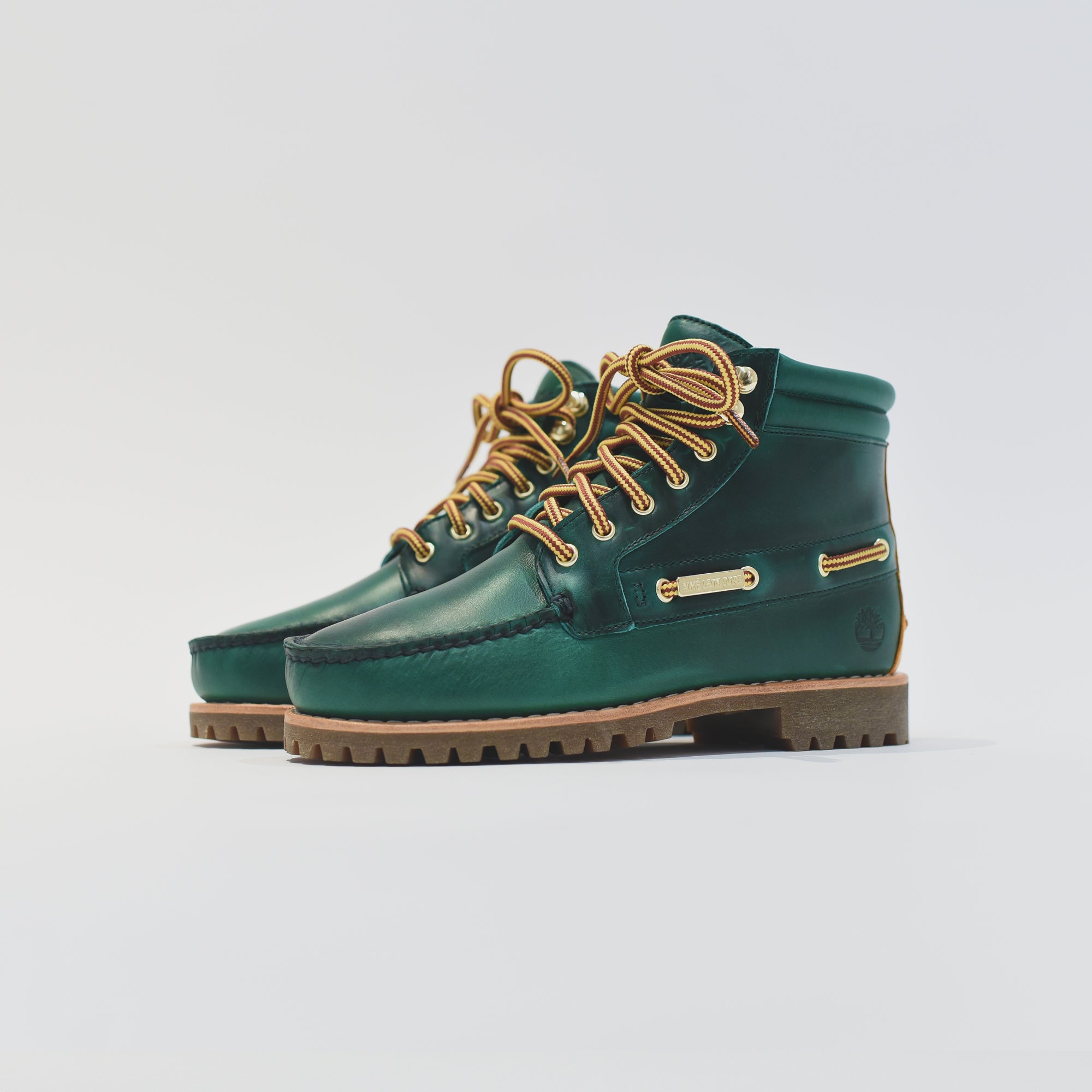 Timberland x Aimé Leon Dore 7 Eye Lug Sole Boot - Green – Kith
