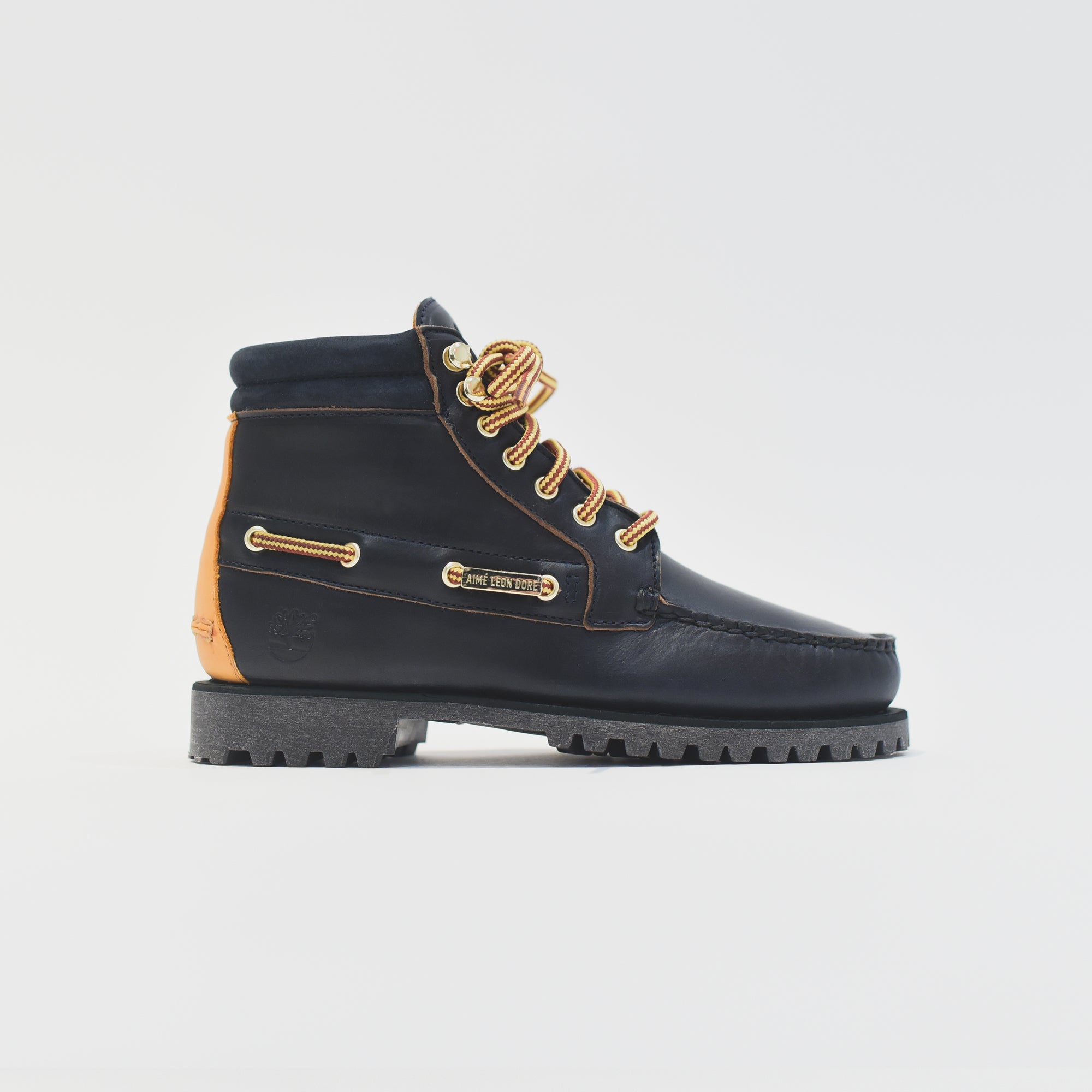 Timberland x Aim Leon Dore 7 Eye Lug Sole Boot Navy Kith