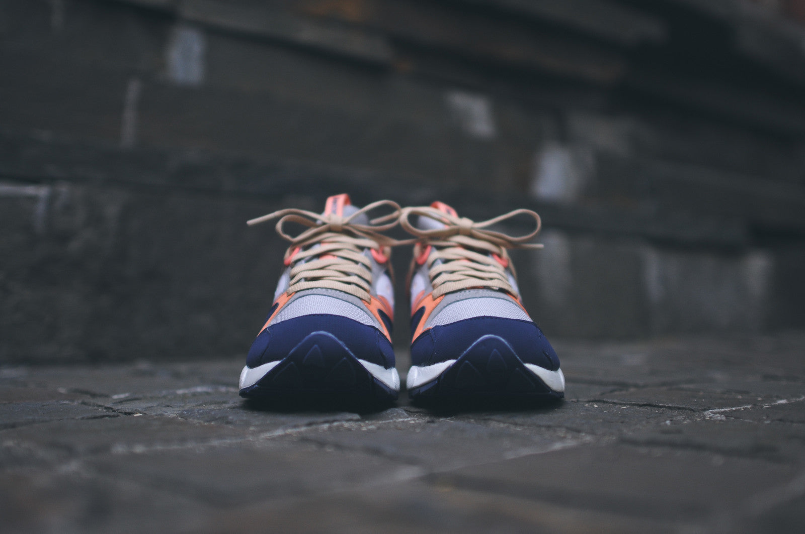 Saucony Grid 9000 - Tan / Navy / Coral (Kithstrike)