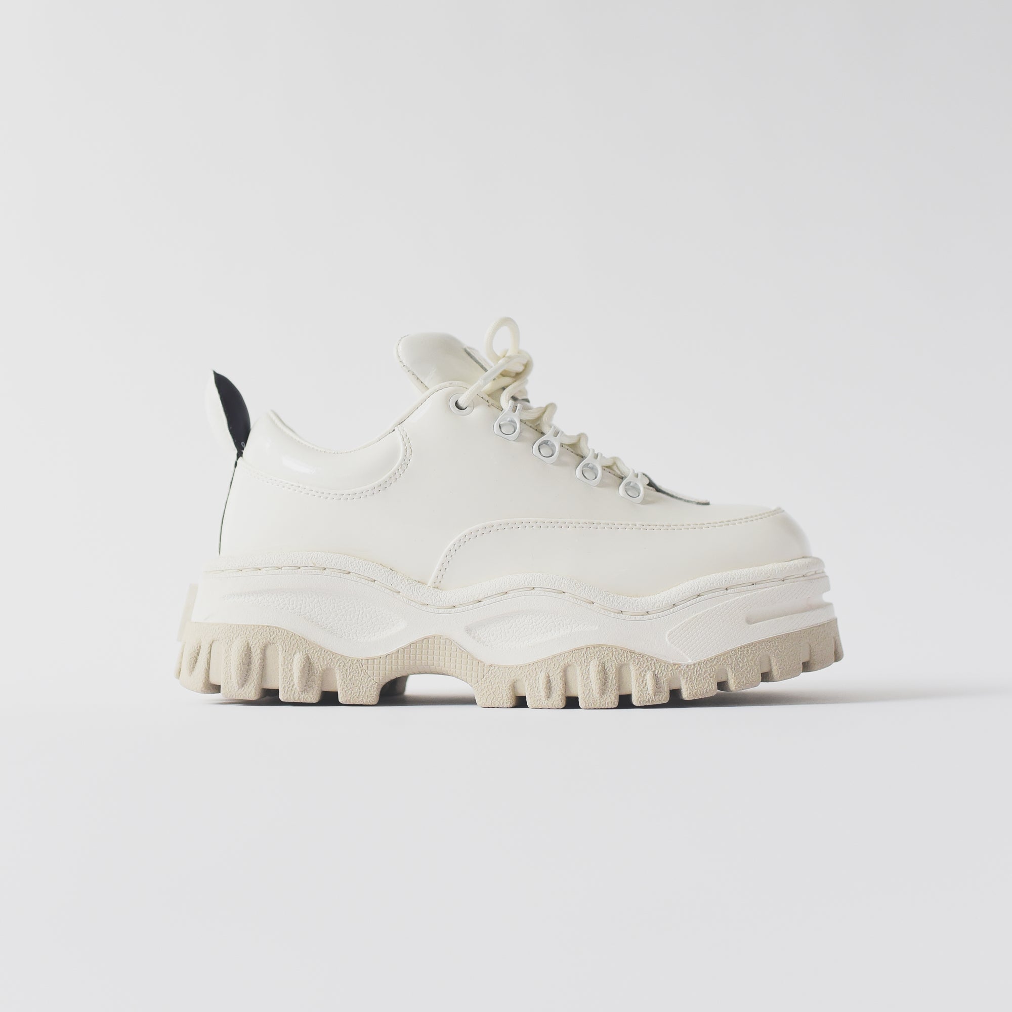 Eytys Angel Patent Leather Sneaker - White – Kith
