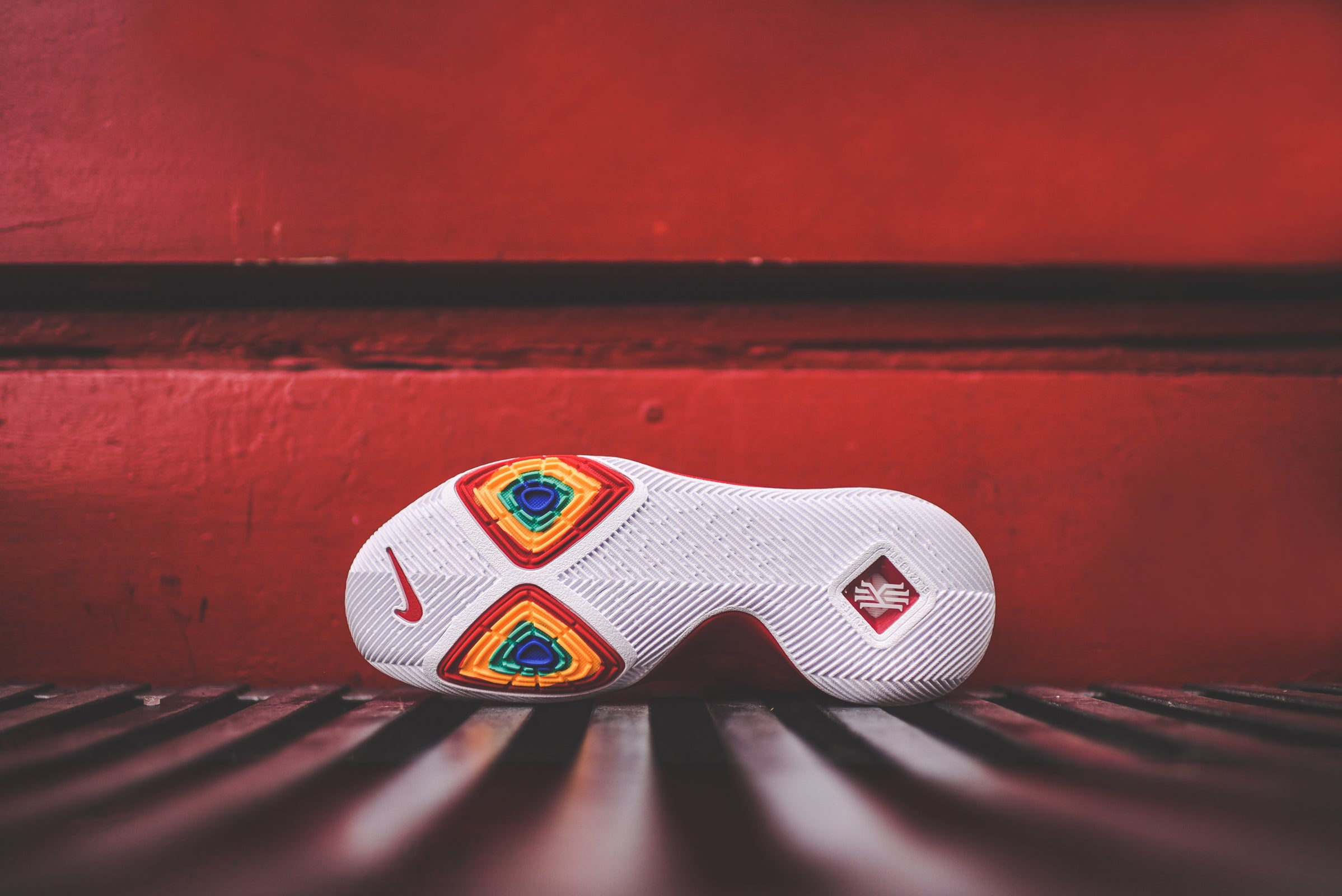 Nike Kyrie 3 - University Red / Grey – Kith