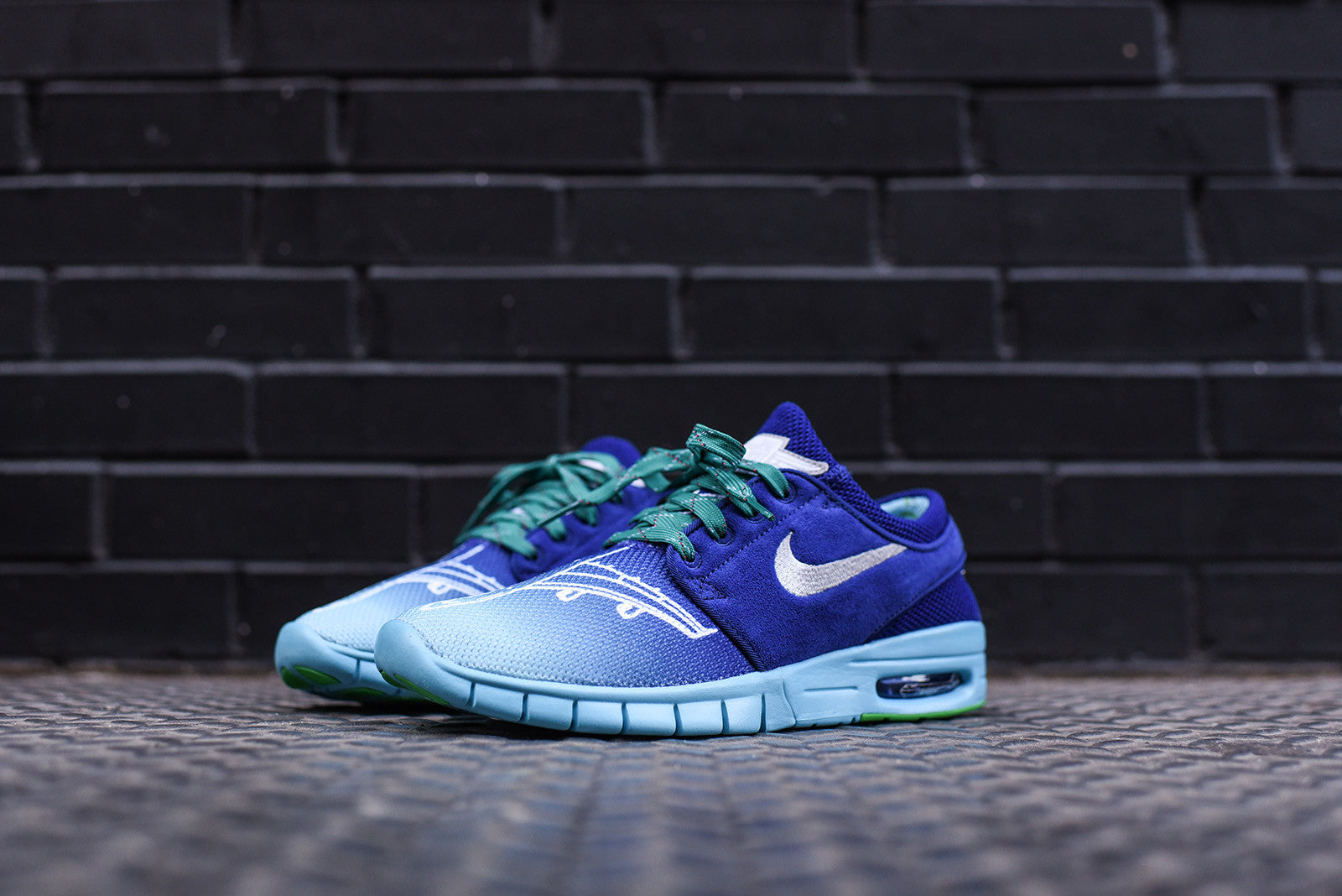 Nike Stefan Janoski Max L Doernbecher - Deep Royal / Metallic Silver