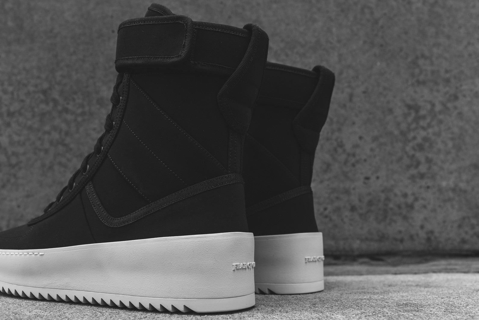 Fear of God Military Sneaker - Black Nylon – Kith