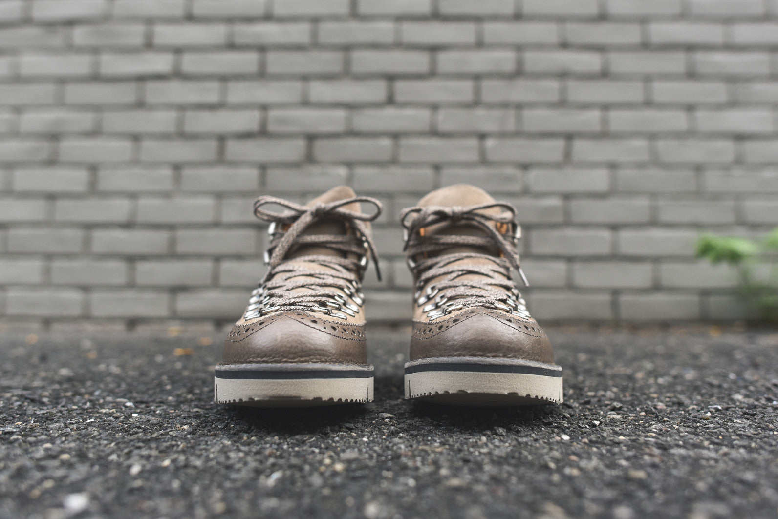 Fracap Brogue Boot - Taupe