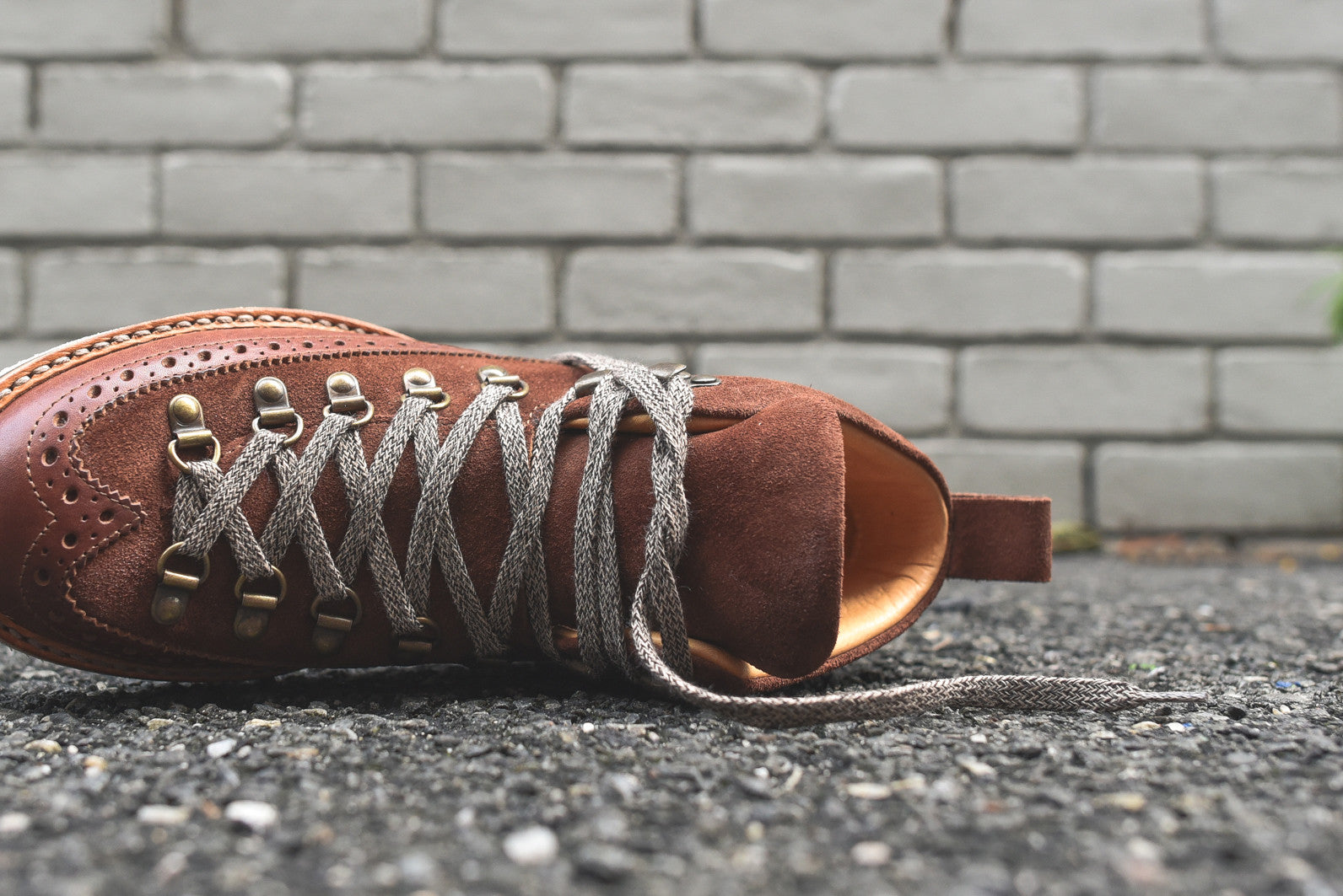 Fracap Brogue Boot - Brown