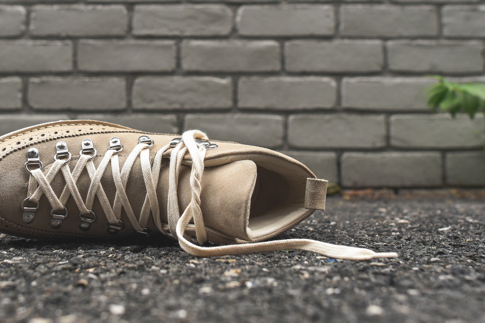 Fracap Brogue Boot - Beige