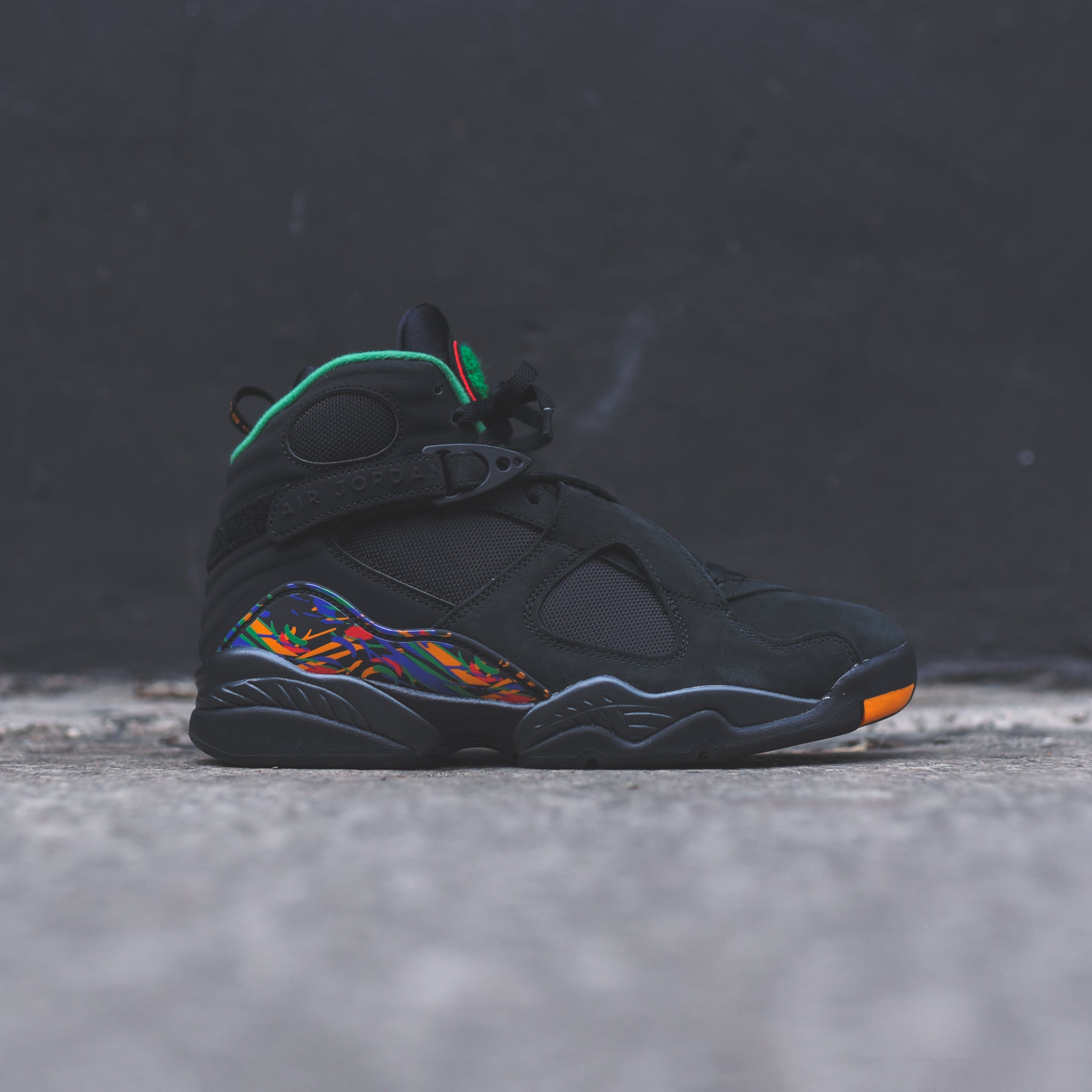 Nike Air Jordan 8 Retro Black Light Concord Aloe Verde