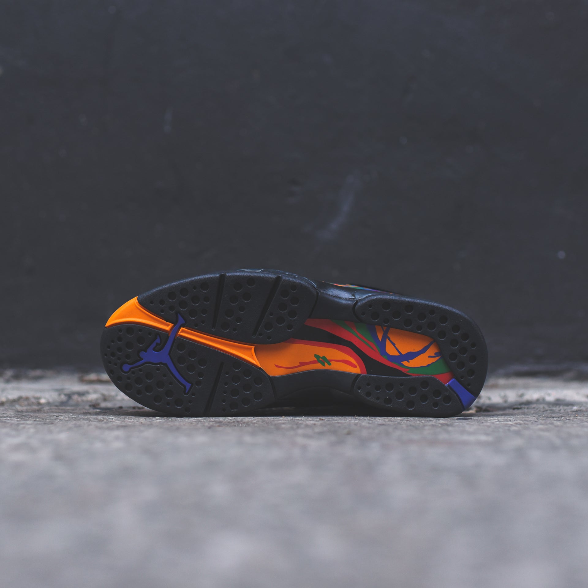 Nike Air Jordan 8 Retro - Black / Light Concord / Aloe Verde