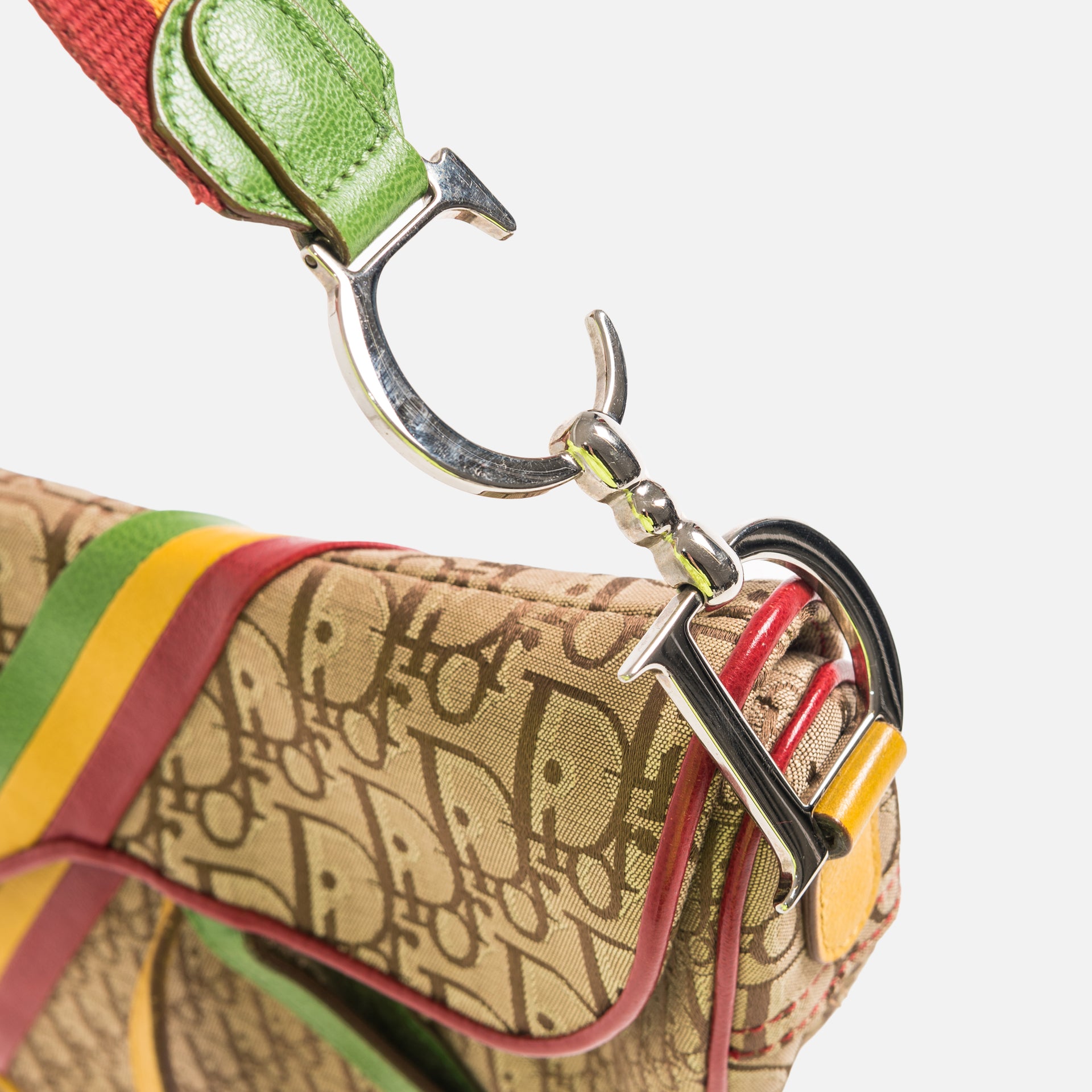 Dior Oblique Saddle Bag - Multi