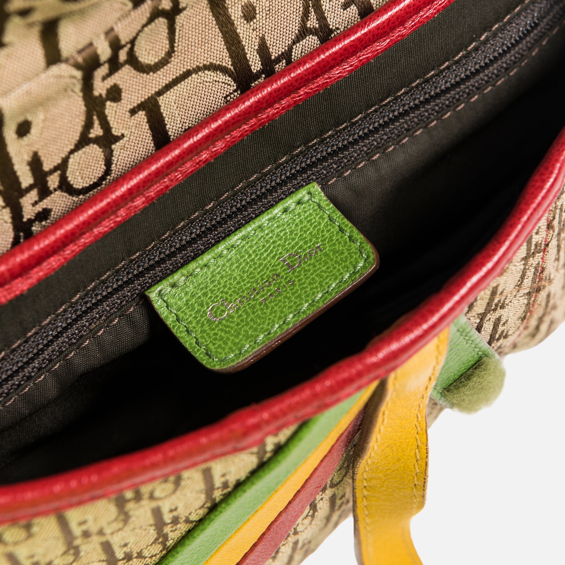 Dior Oblique Saddle Bag - Multi