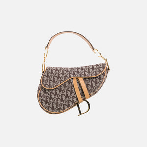 Dior Oblique Saddle Bag - Beige