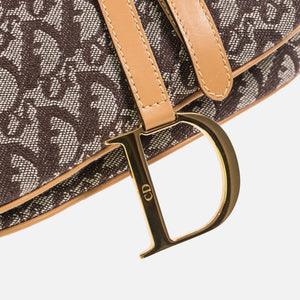 Dior Oblique Saddle Bag - Beige