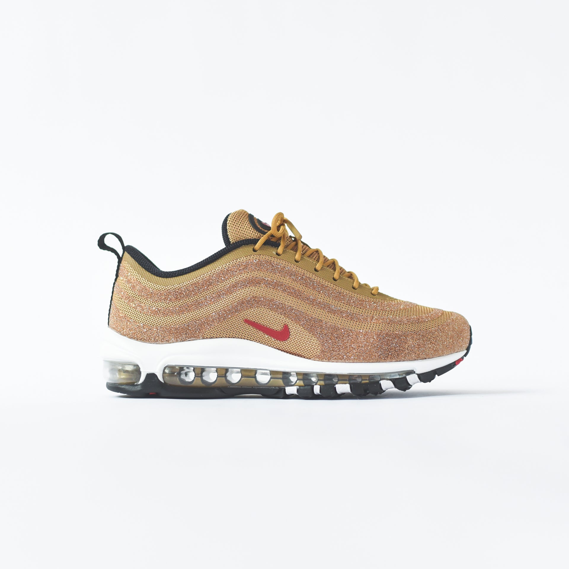 Nike x Swarovski WMNS Air Max 97 LXX - Metallic Gold / Varsity Red / Black