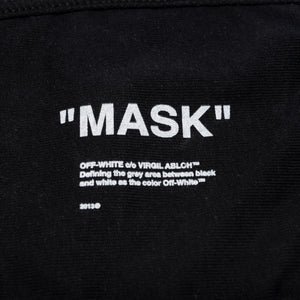 Off-White Quote Mask - Black / White