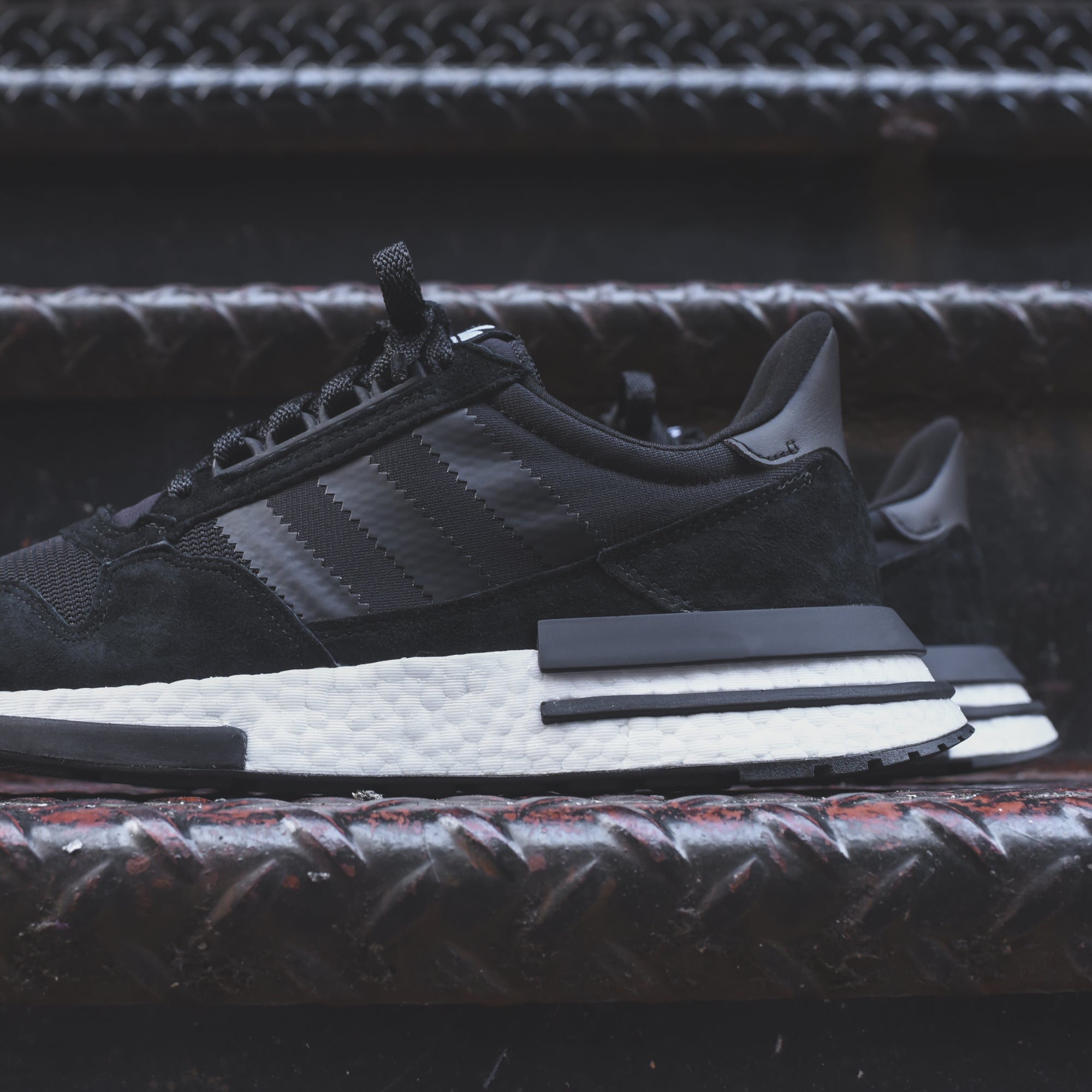 adidas Originals ZX 500 RM - White / Black – Kith