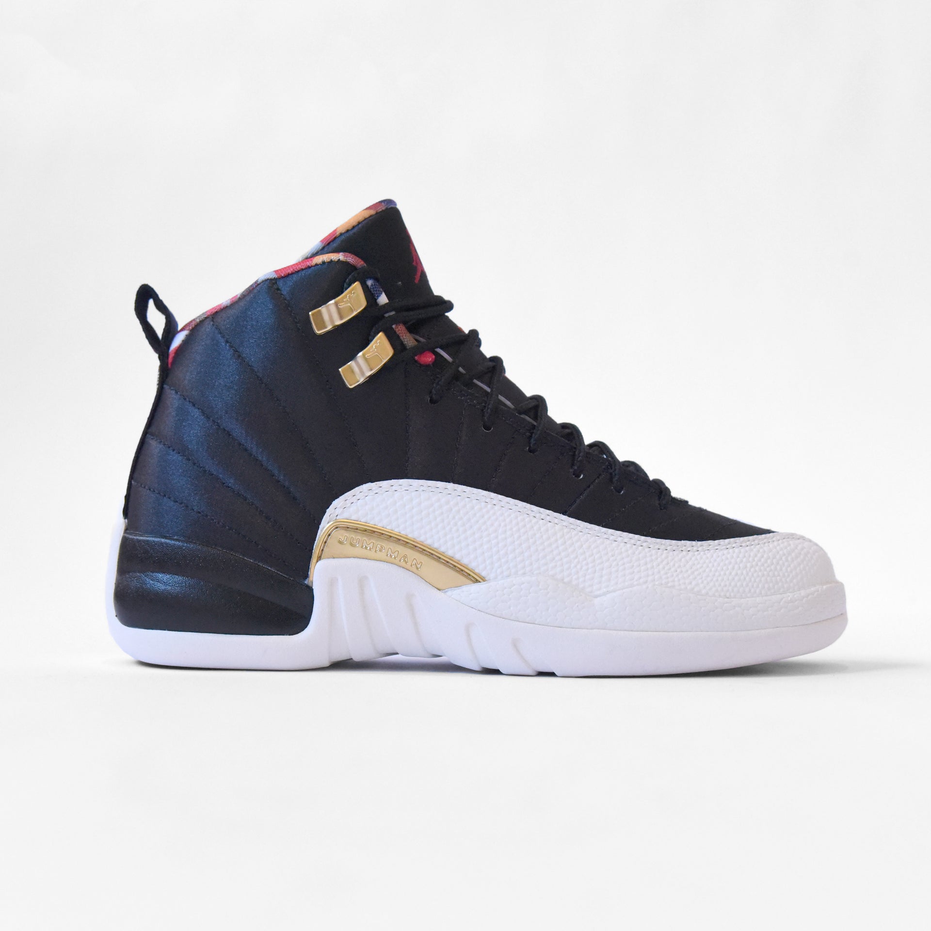 Nike GS Air Jordan 12 Retro CNY - Black / True Red / Sail