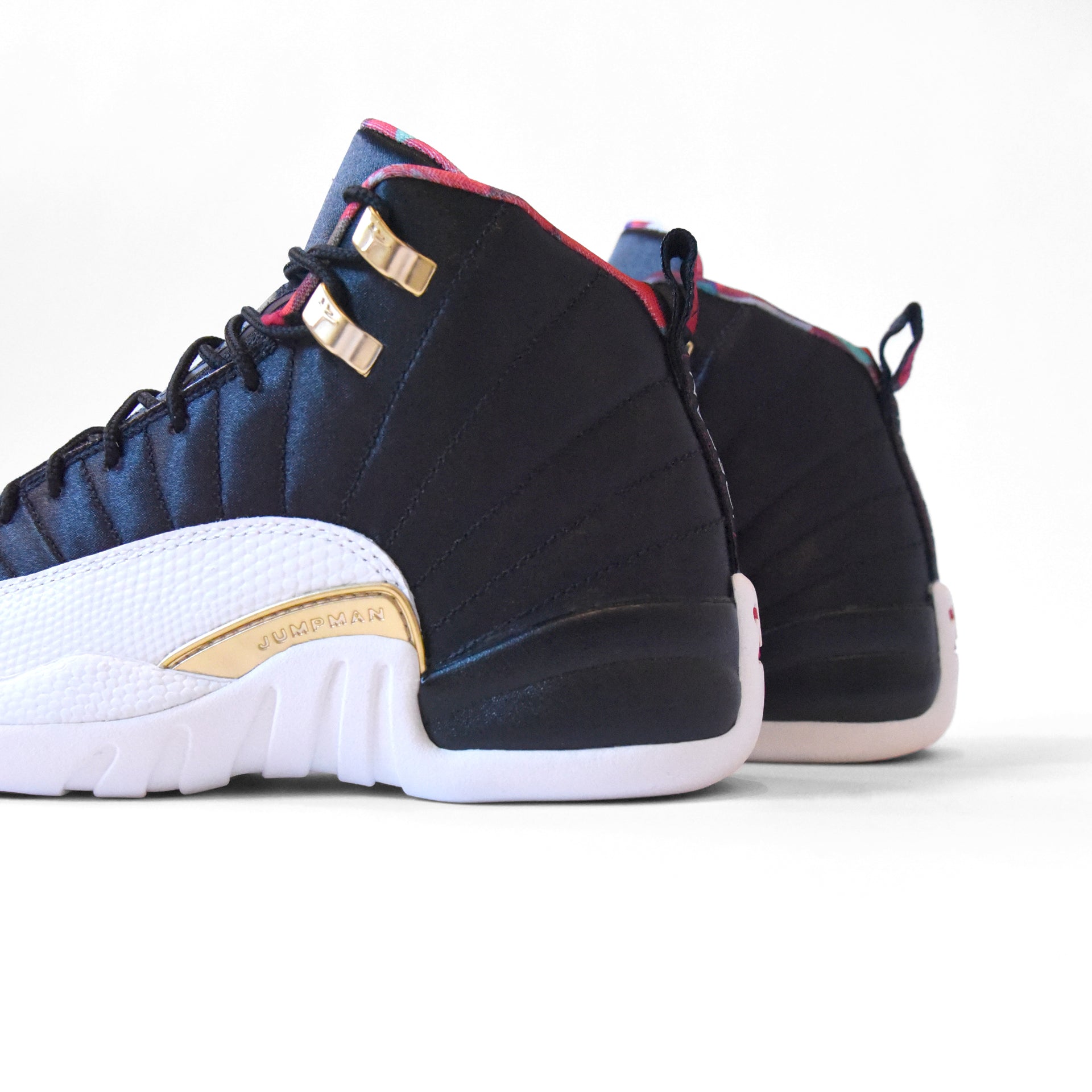 Nike GS Air Jordan 12 Retro CNY - Black / True Red / Sail