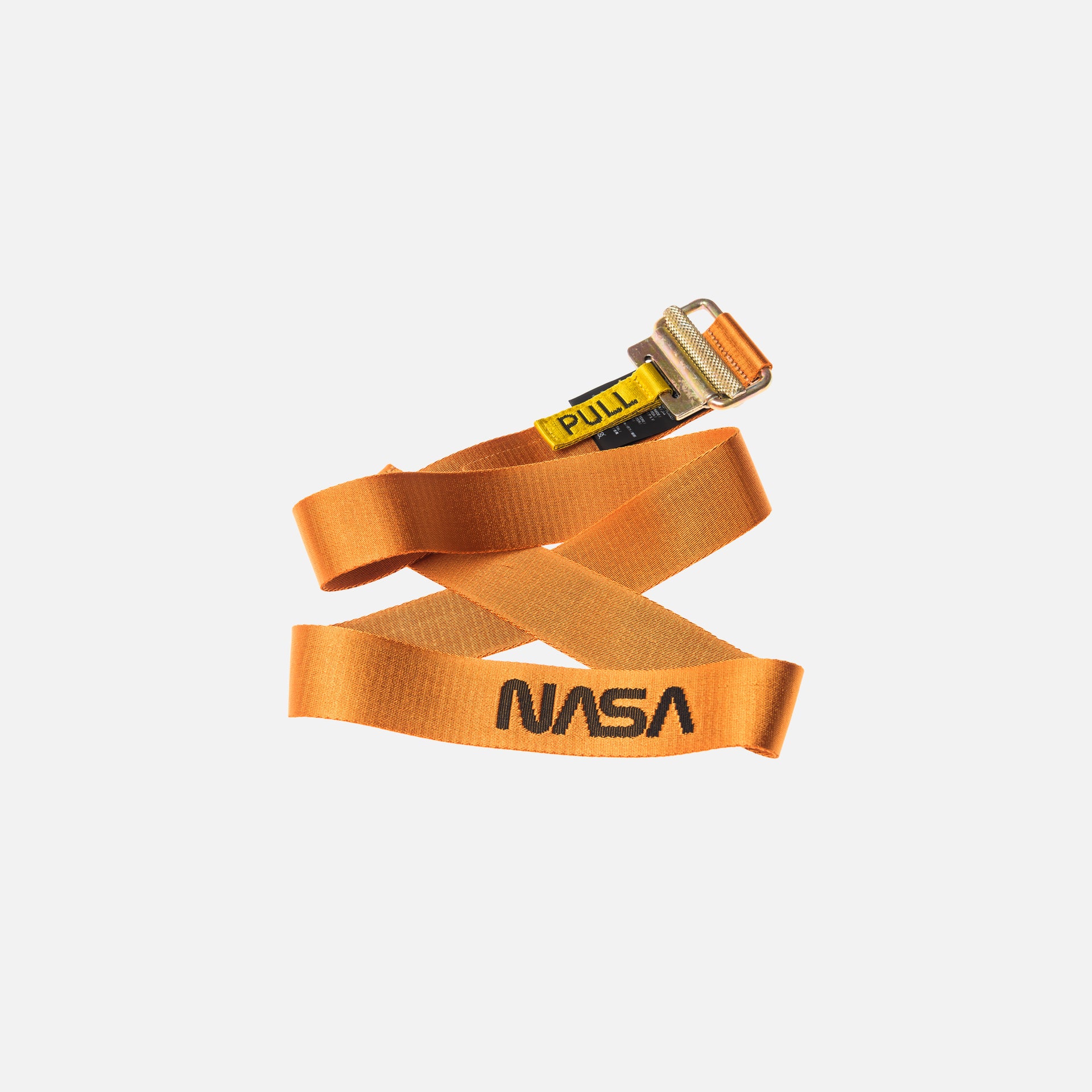 Heron Preston x NASA Jacquard Tape Belt - Orange / Black