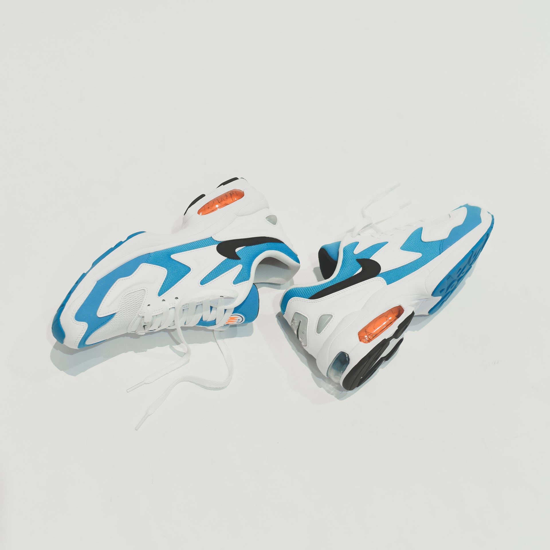 Nike Air Max 2  Light - White / Black / Blue Lagoon / Laser Orange