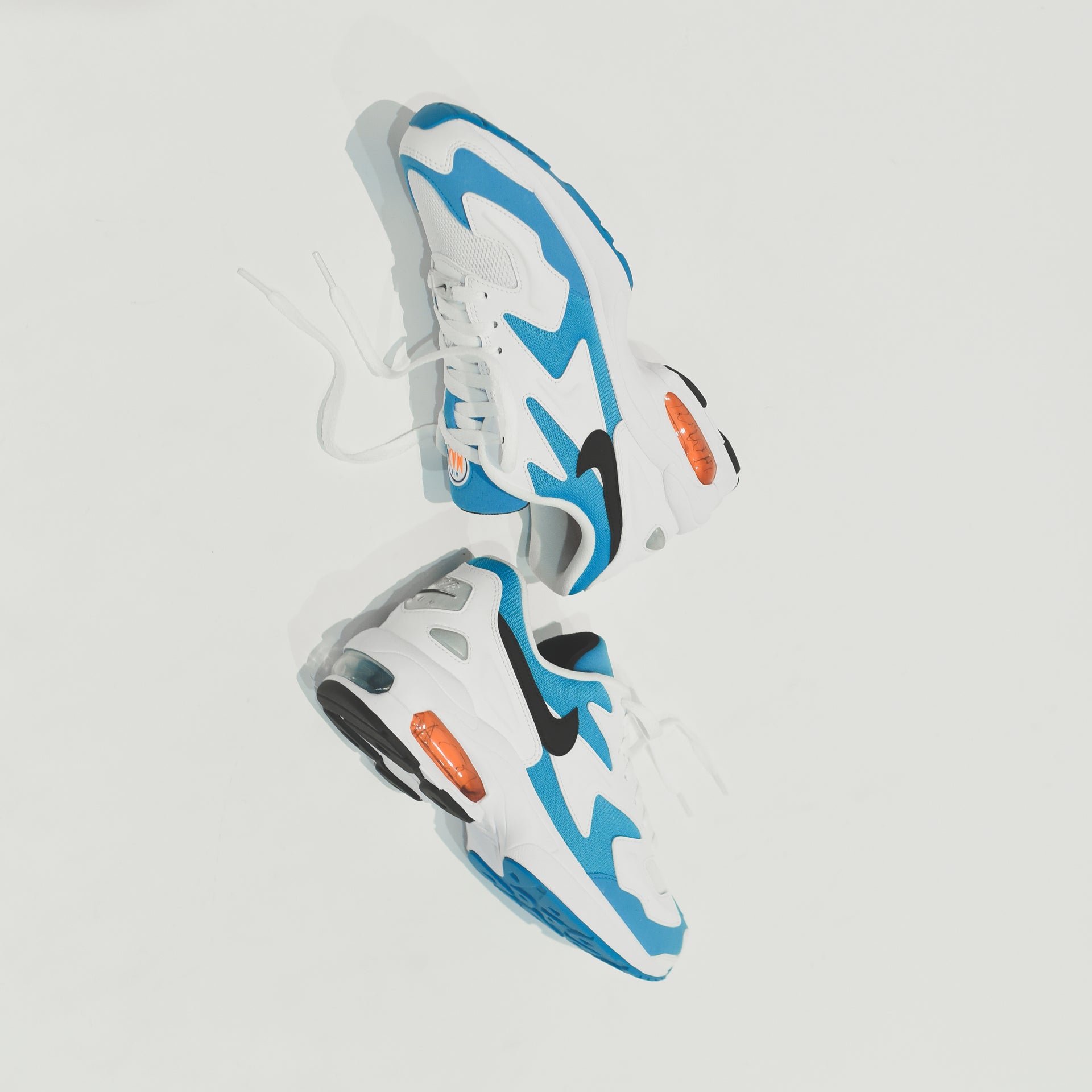 Nike Air Max 2  Light - White / Black / Blue Lagoon / Laser Orange