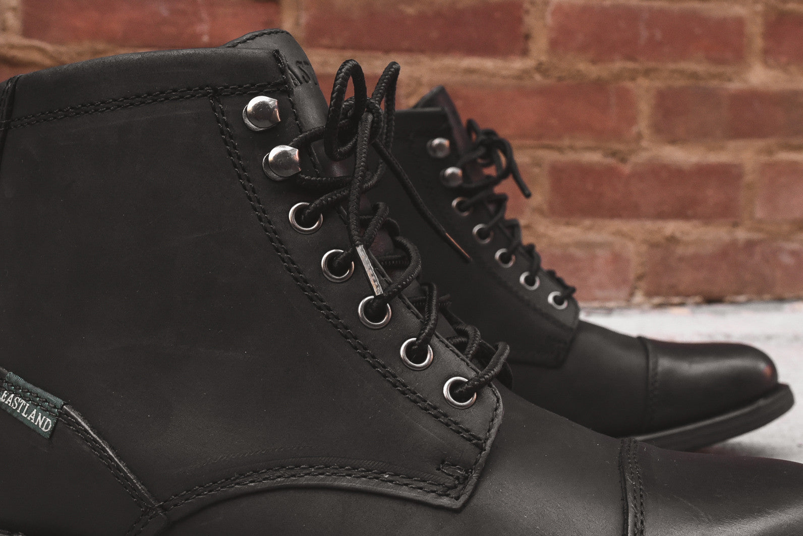 Eastland High Fidelity Cap Toe Boot - Black