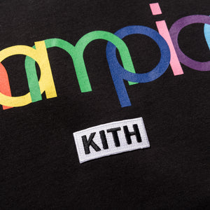 Kith x Champion Double Logo Tee - Black