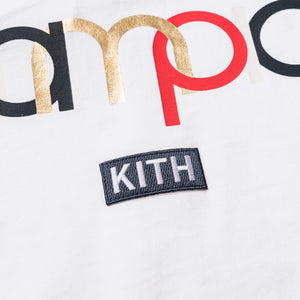 Kith x Champion Double Logo Tee - White