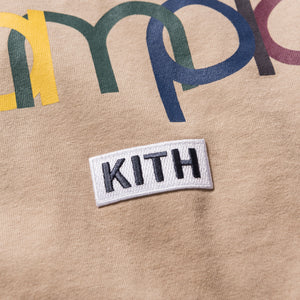 Kith x Champion Double Logo Tee - Sand