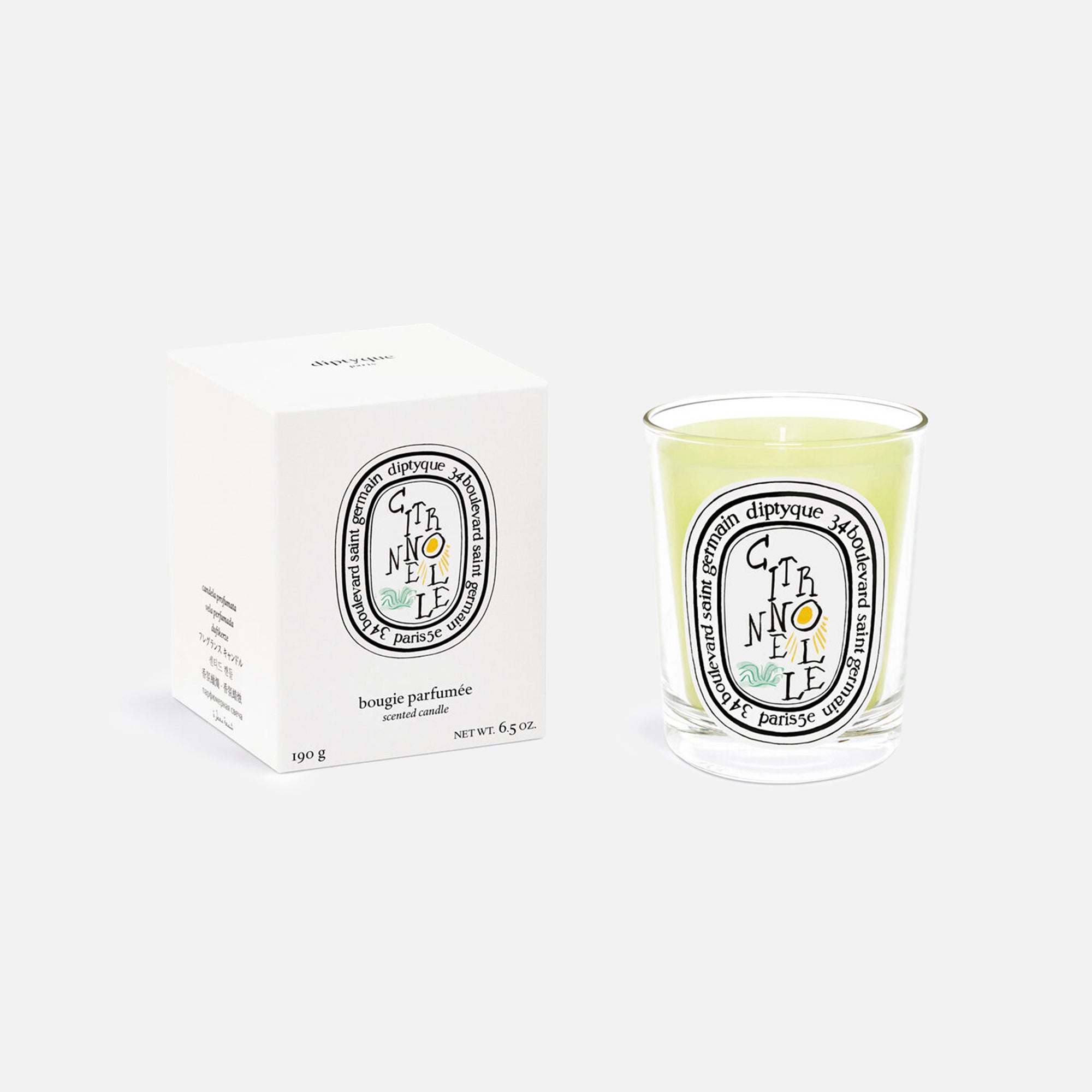Diptyque Citronnelle Scented Candle 190g Limited Edition – Kith