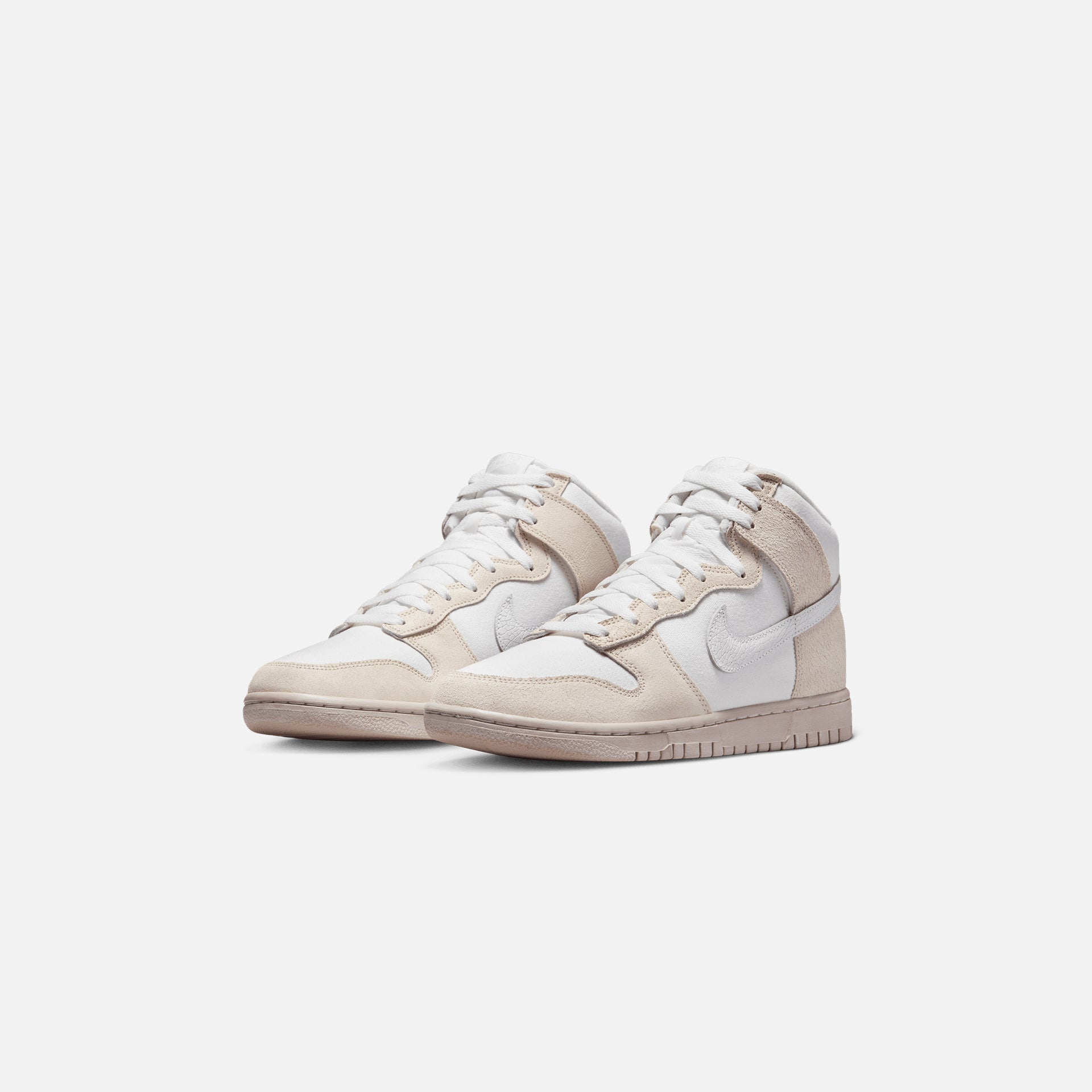 Nike Dunk Hi Retro PRM EMB - Summit White / Phantom / Pink Oxford