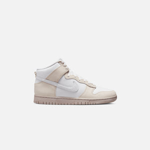 Nike Dunk Hi Retro PRM EMB - Summit White / Phantom / Pink Oxford ...