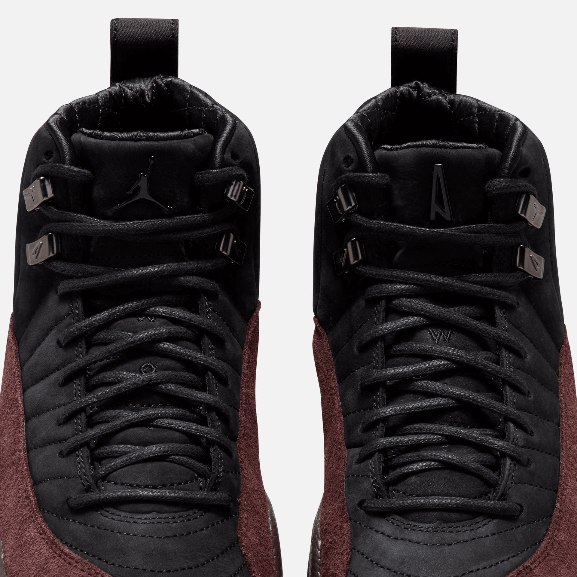 Nike x A Ma Maniére WMNS Air Jordan 12 Retro SP - Black / Burgundy Crush