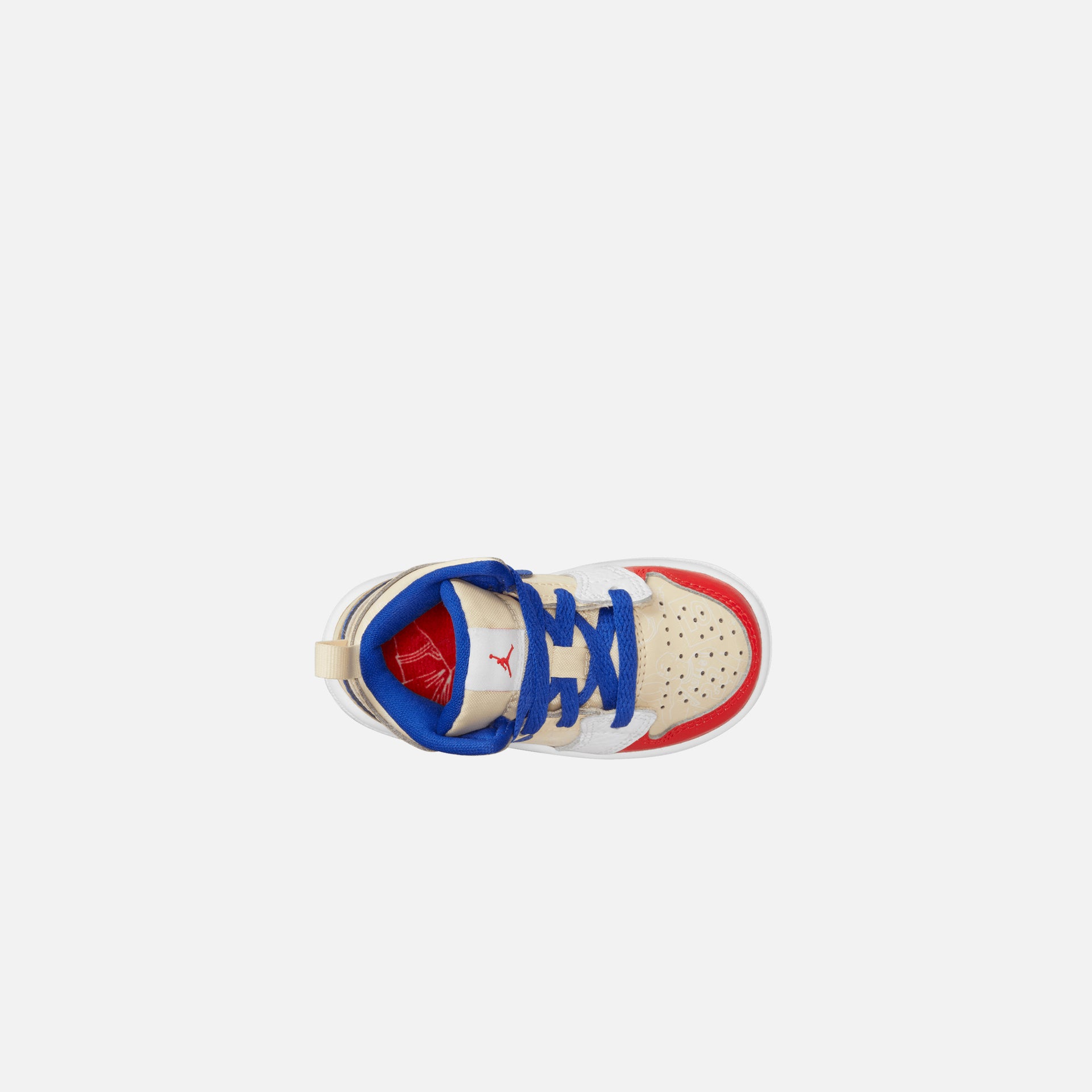 Nike Toddler Air Jordan 1 Mid SS - Muslin / Chile Red / Black / White