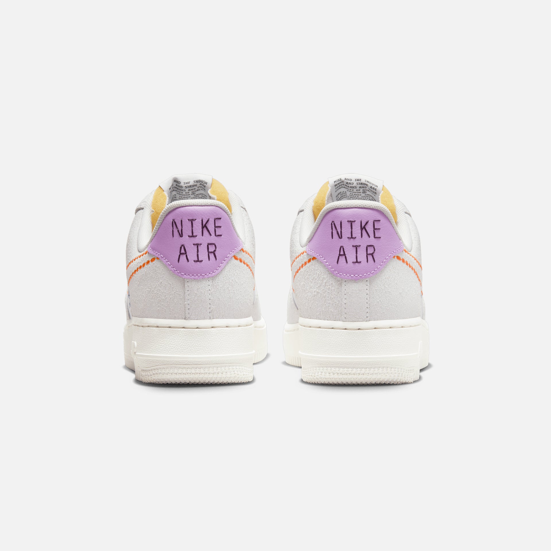 Nike Wmns Air Force 1 `07 SECD - White / Orange / Purple