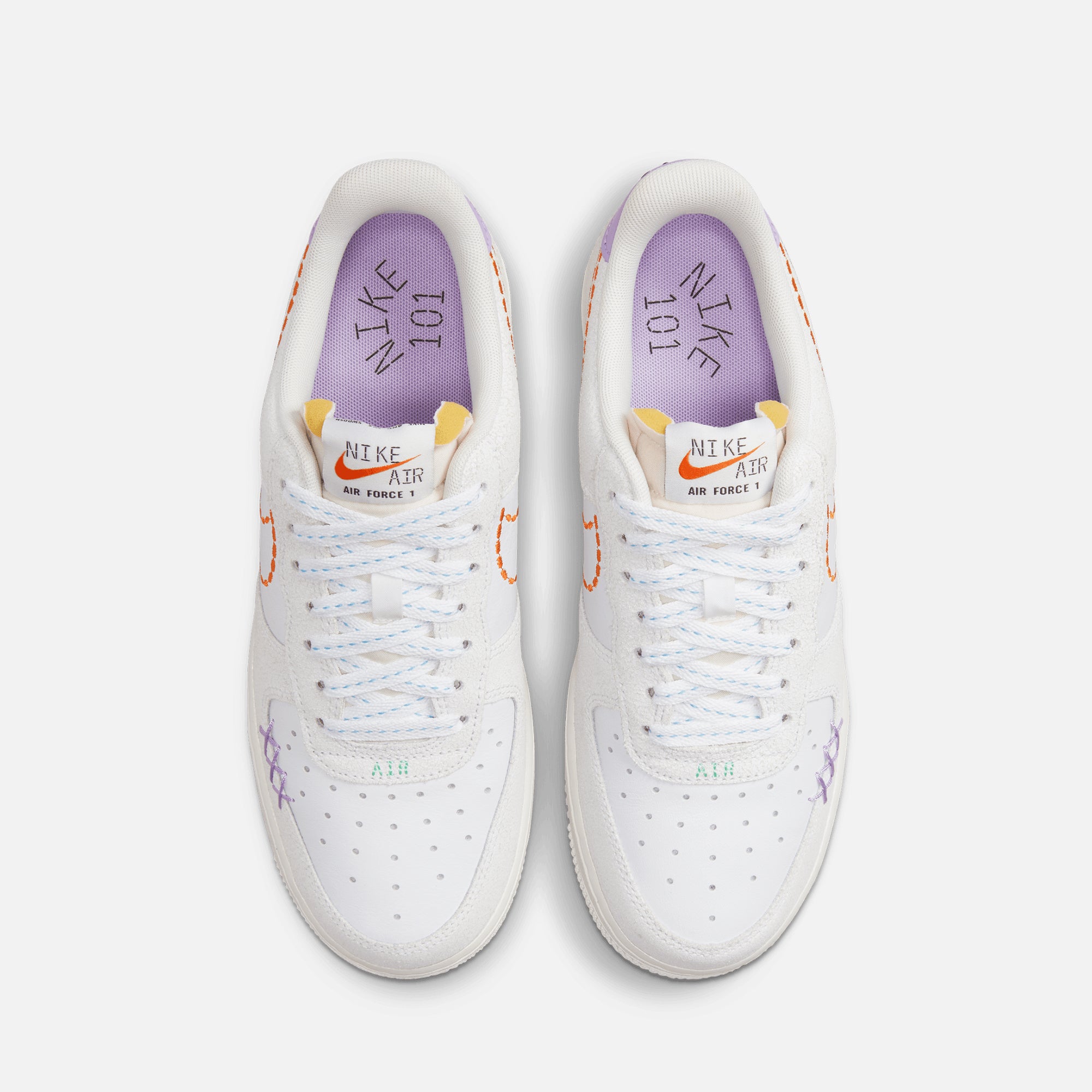 orange and purple air forces