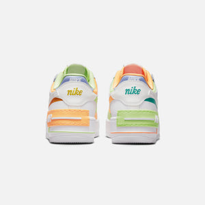 Nike Wmns Air Force 1 Shadow - White / Peach / Light Liquid Lime / White