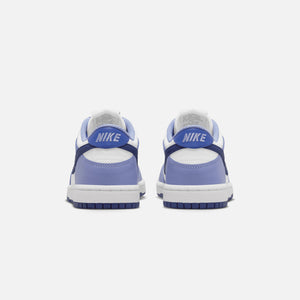 Nike Pre-School OR Grade School Dunk Low - White / Lapis / Light Thistle