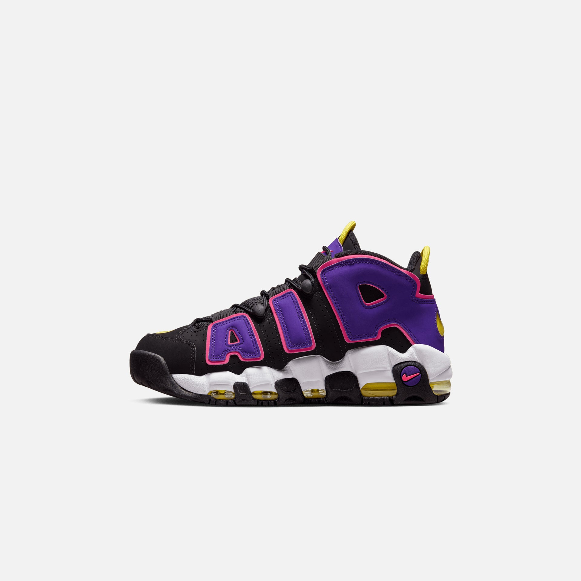 Nike Air More Uptempo `96 - Black / Multi Color / Court Purple