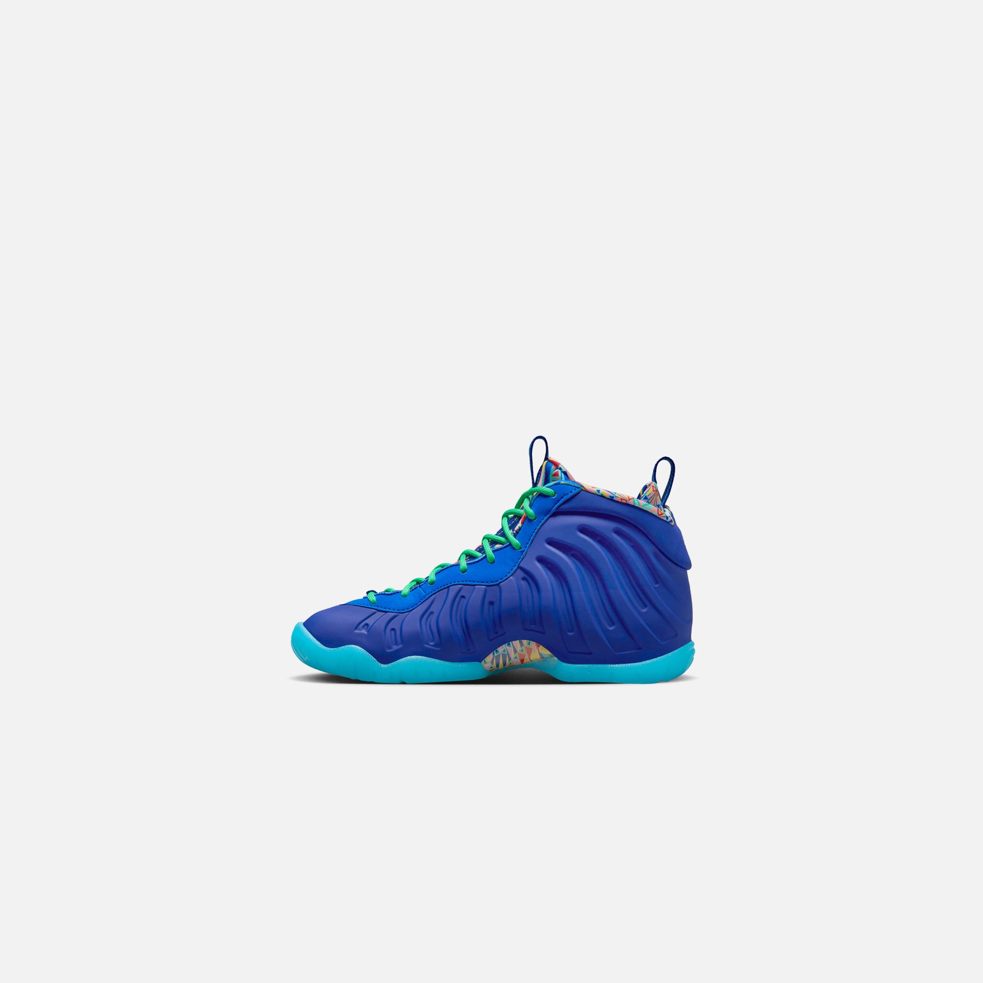 Nike GS Little Posite One ASW - Deep Royal Blue / Opti Yellow / Game Royal / Pink Glow