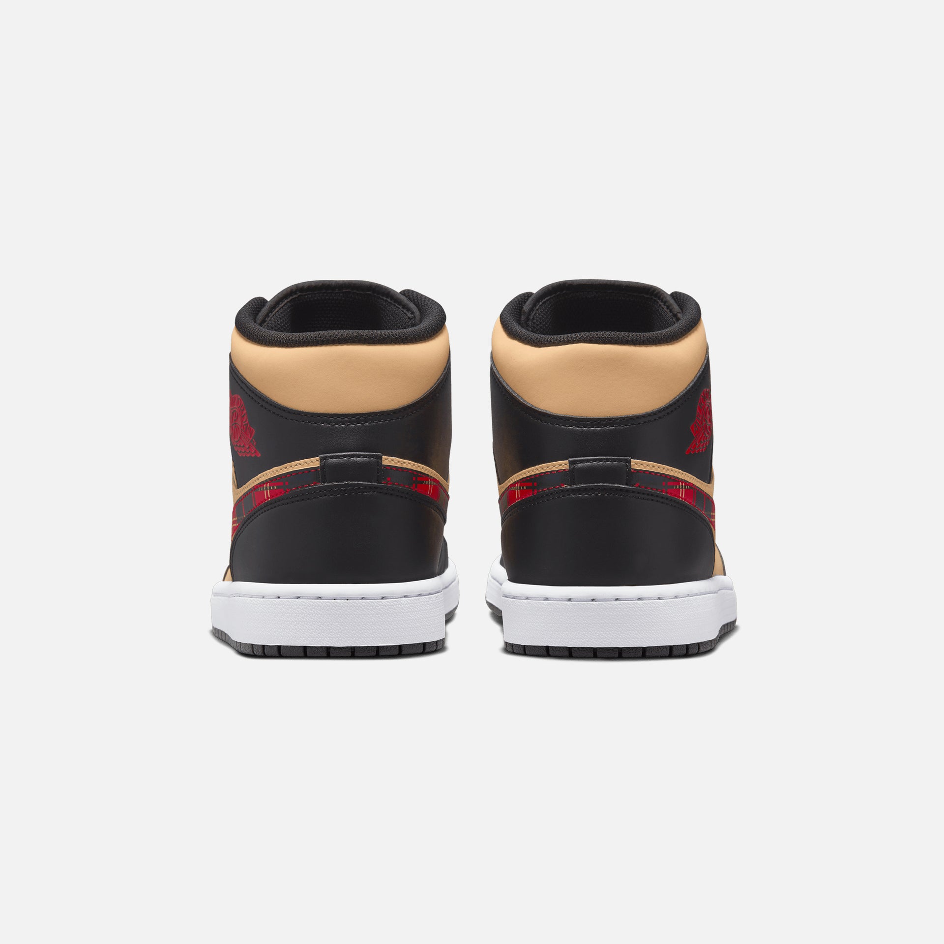 Nike Air Jordan 1 Mid SE - Black / Multi Color / Sesame / Fire Red / White