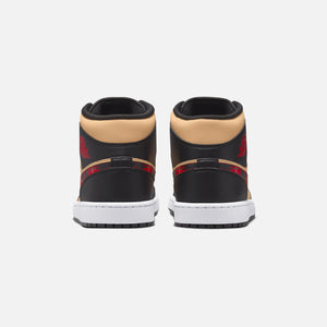 Air Jordan 1 Multicolor Leather Mid SE Light Club Sneakers Size 38