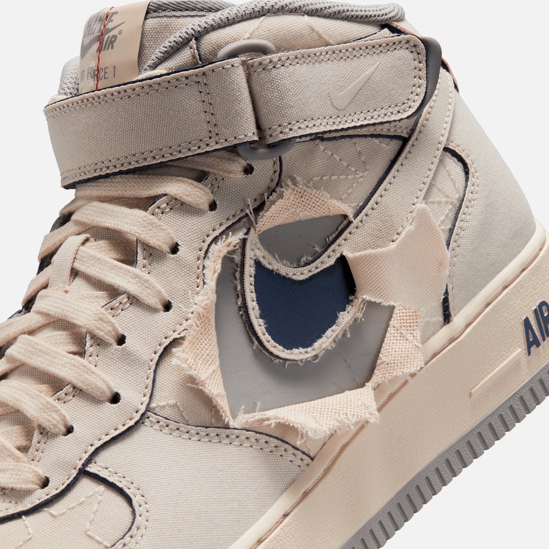 Nike Air Force 1 Mid `07 LX RCRFT - Pearl White