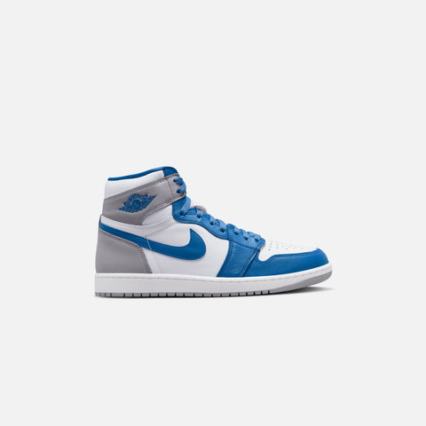 Nike Jordan 1 Retro High OG - Blue / White / Cement Grey –