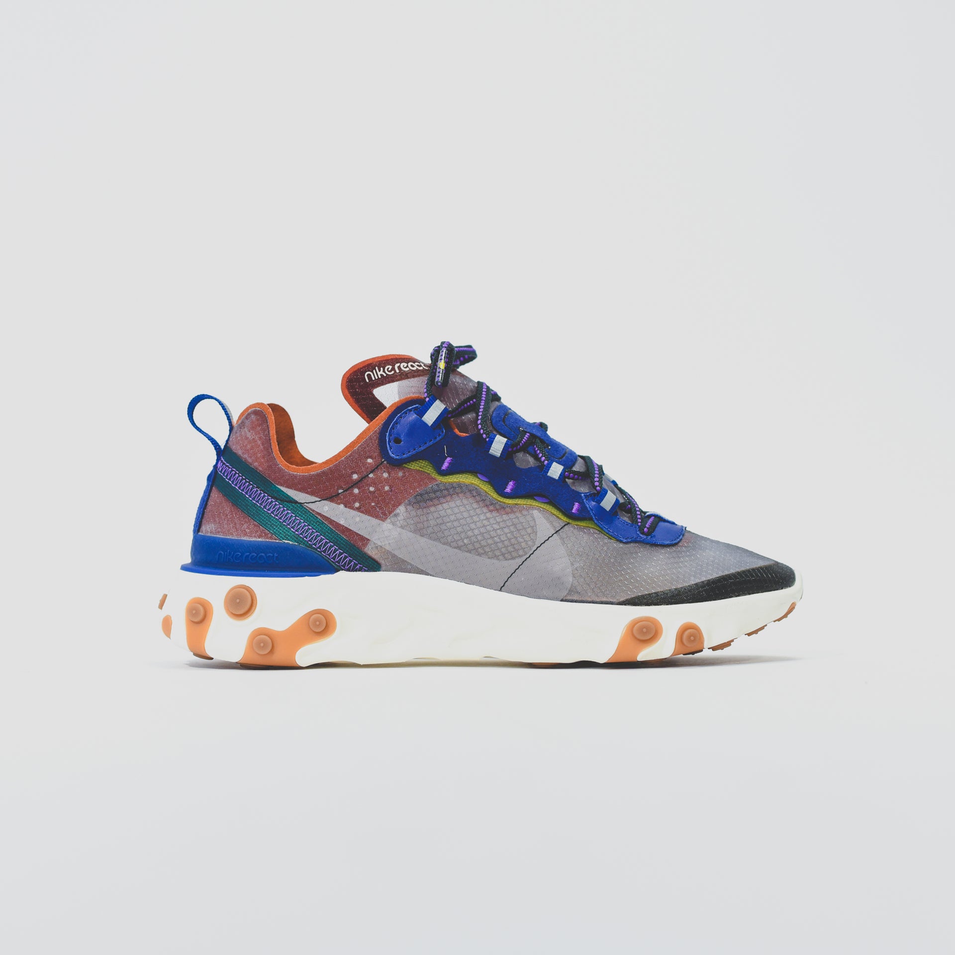 Nike React Element '87 - Dusty Peach / Atmosphere Grey / Deep Royal Blue