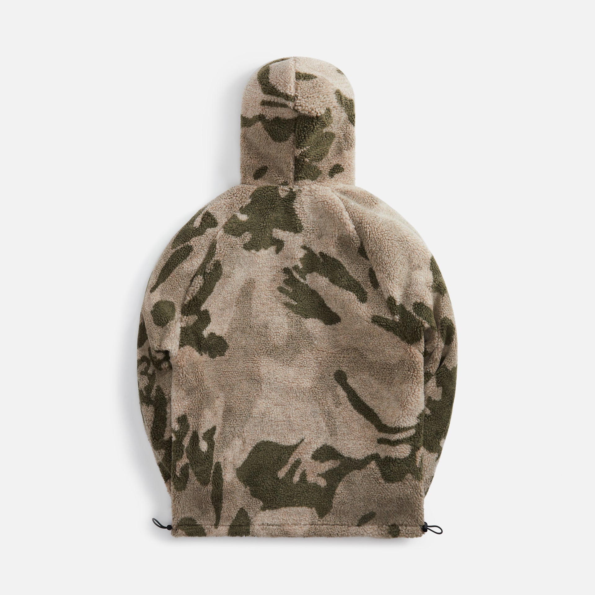 Essentials Polar Fleece Half Zip Hoodie - Camo