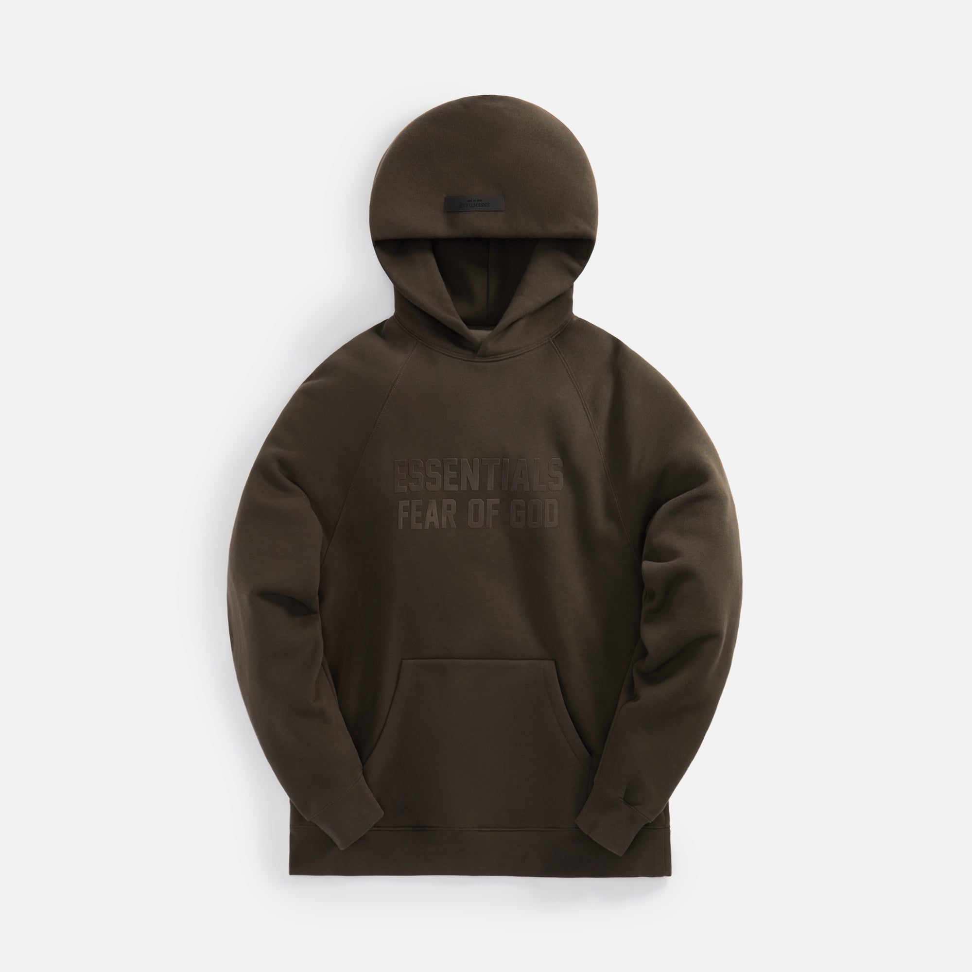 Essentials Raglan Sleeve Hoodie - Off-Black – Kith